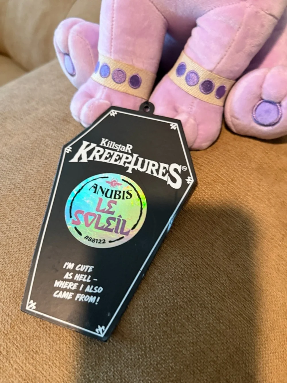 Anubis Le Soleil Plush Candy Pink  Killstar  Kreeptures Sold Out Collectible - Picture 6 of 7